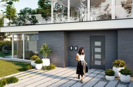 Porte en aluminium - Aluhaus
